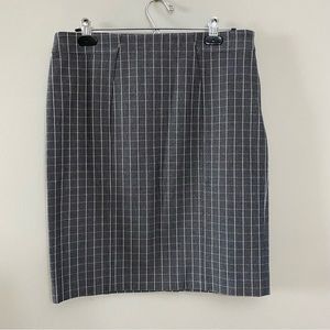 NWT Banana Republic Windowpane Pencil Skirt
